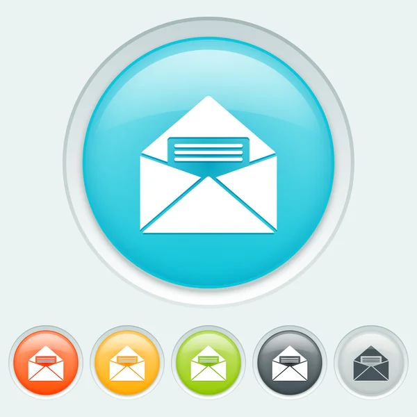 Email кнопки — стоковий вектор