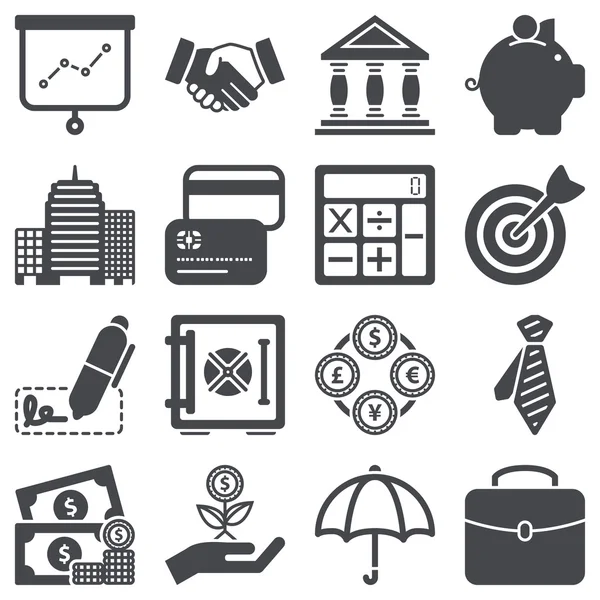 Iconos financieros — Archivo Imágenes Vectoriales