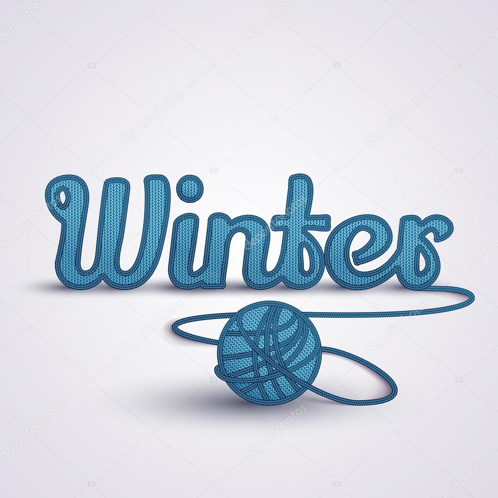 Winter concept Knit