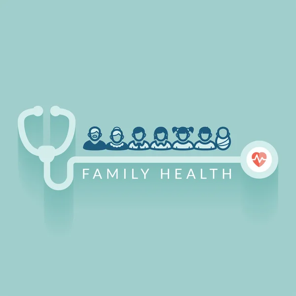 Family health — Stock Vector