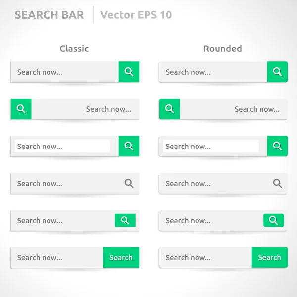 Vorlage für Suchleiste — Stockvektor