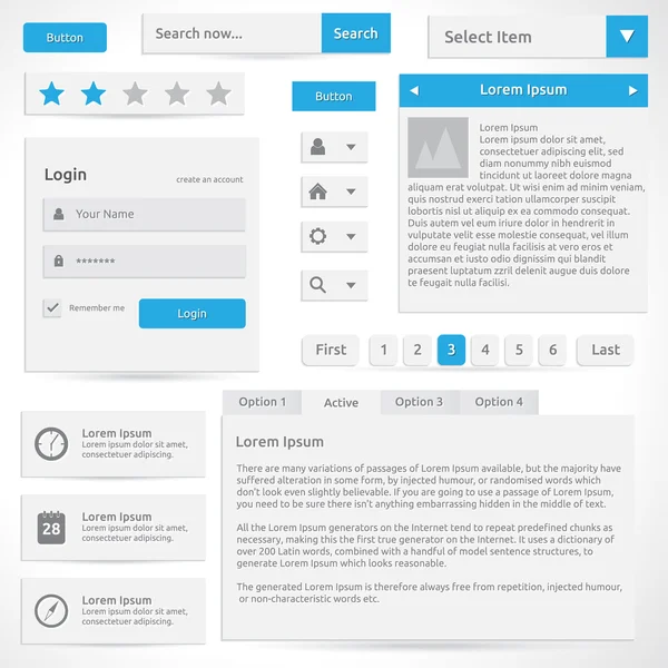 Web 元素 — 图库矢量图片