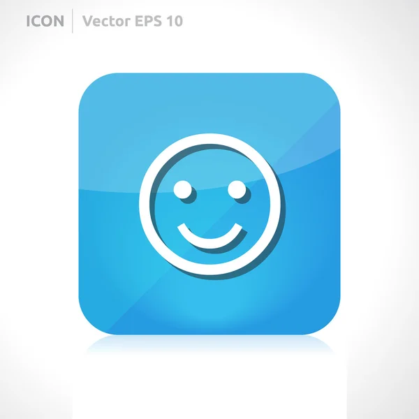 Icono de sonrisa — Vector de stock