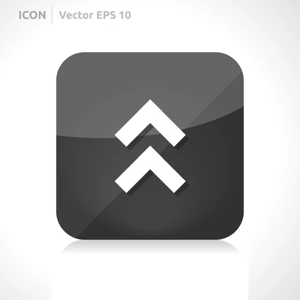 Icono de flecha arriba — Vector de stock