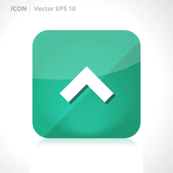 Icono de flecha arriba — Vector de stock