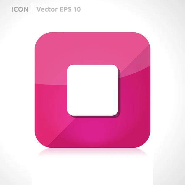 Stop icon — Stock Vector