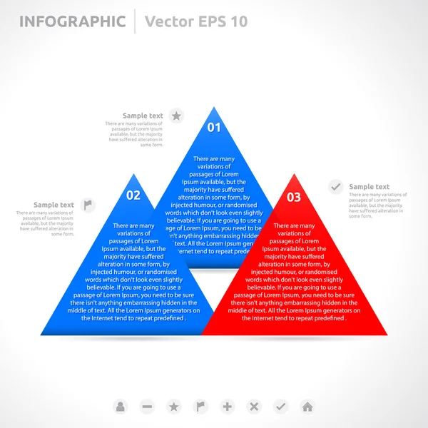 Infographic mall — Stock vektor