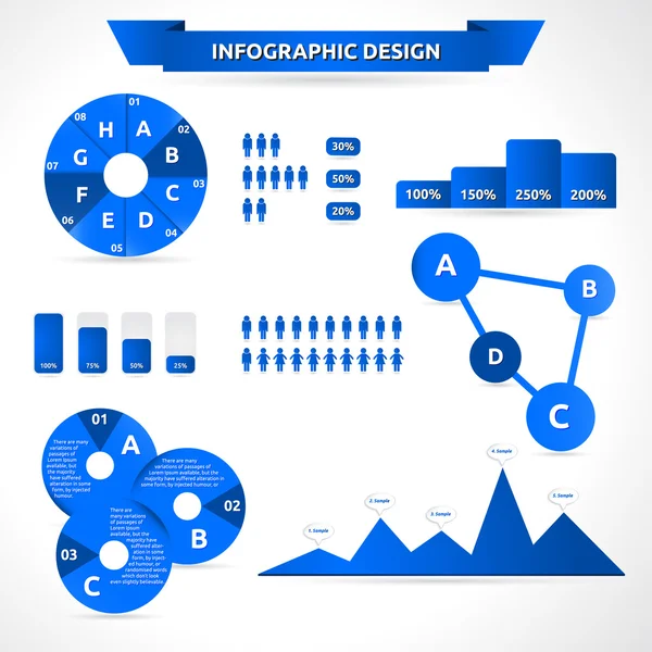 Infographic design — Stock Vector