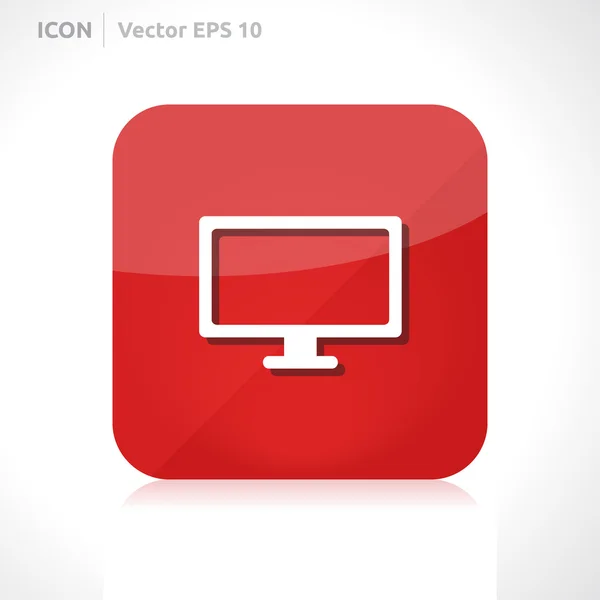 Icono del monitor — Vector de stock