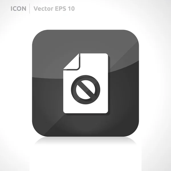 Icono de archivo bloqueado — Vector de stock