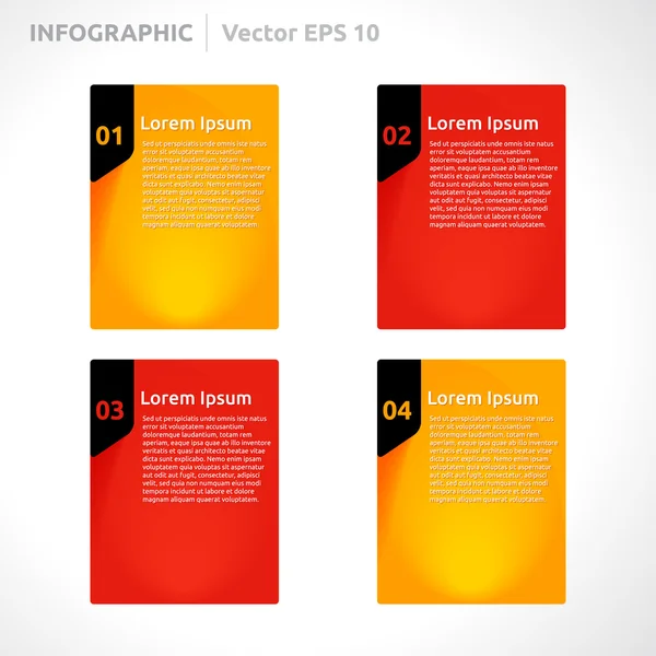 Infographic sjabloon — Stockvector