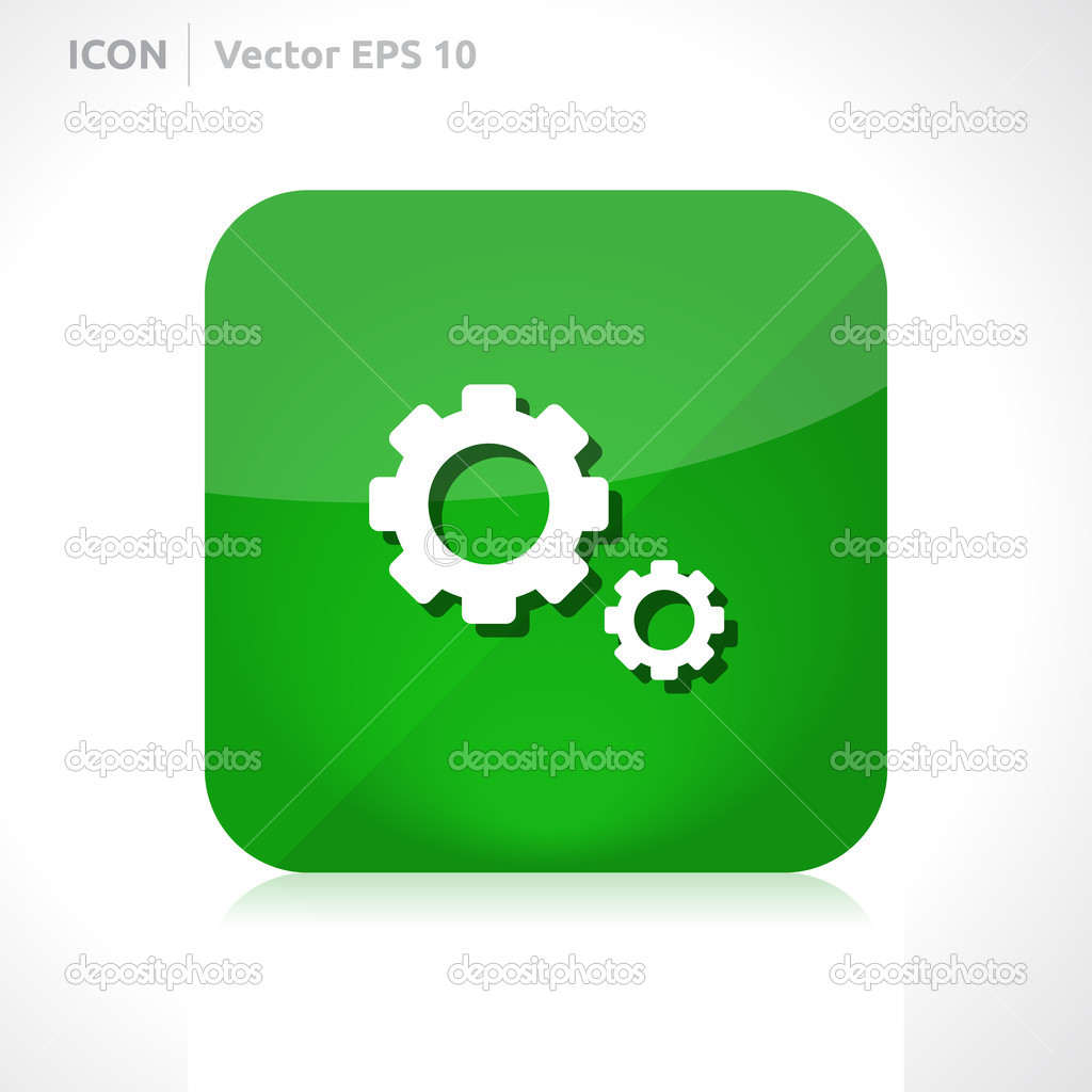 Settings icon Stock Vector Image by ©Betavid 49753013