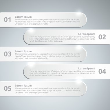 Infographic kağıt tasarım şablonu