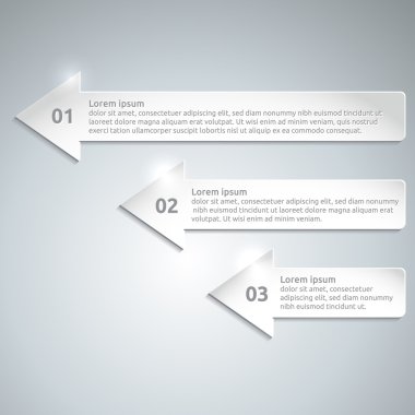 Infographic kağıt tasarım şablonu