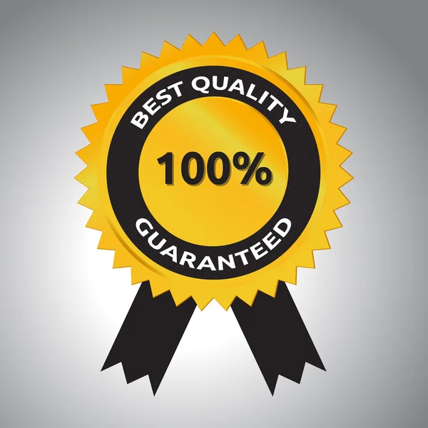 Legjobb minőség garantált 100 — Stock Vector