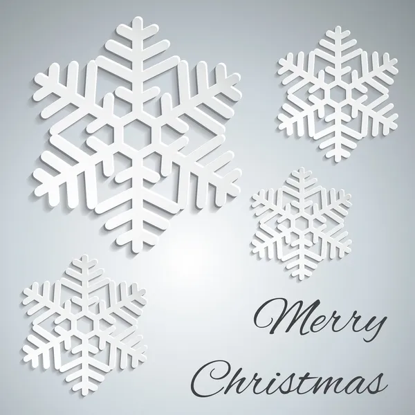 Merry Christmas - paper — Stock Vector