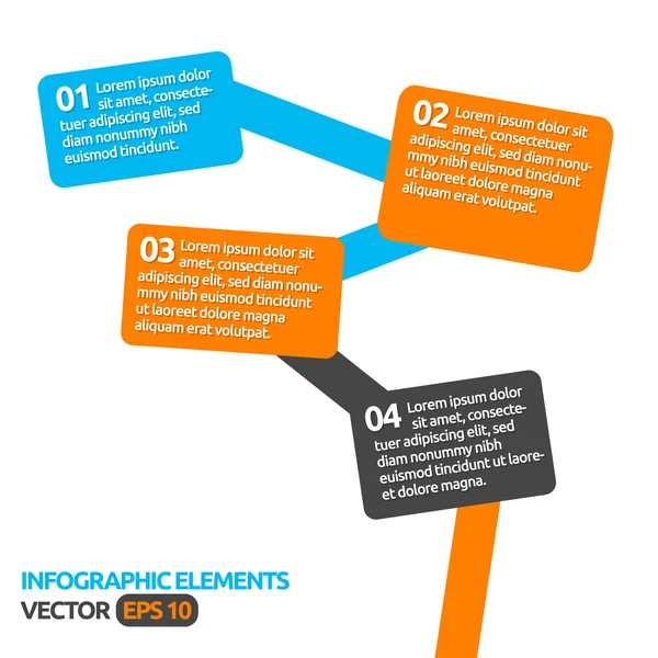 Modelo de design colorido abstrato — Vetor de Stock