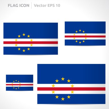 Cape verde bayrak şablonu