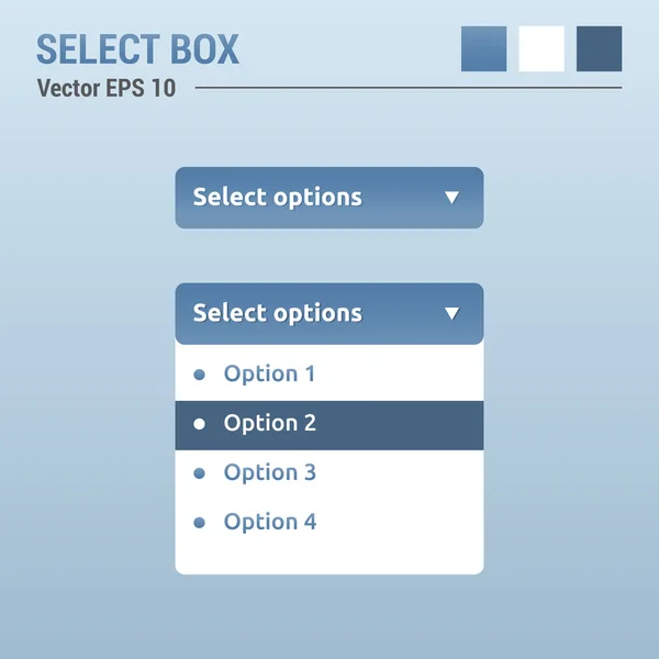 Select box — Stock Vector