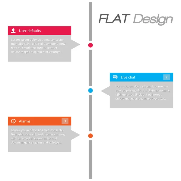 Flat design — Stock Vector
