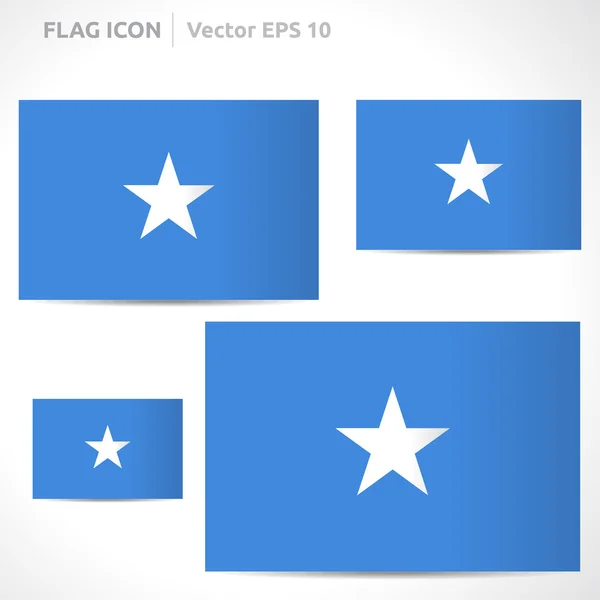 Somalia flagga mall — Stock vektor