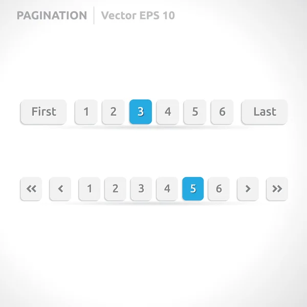 Paginering bars — Stockvector