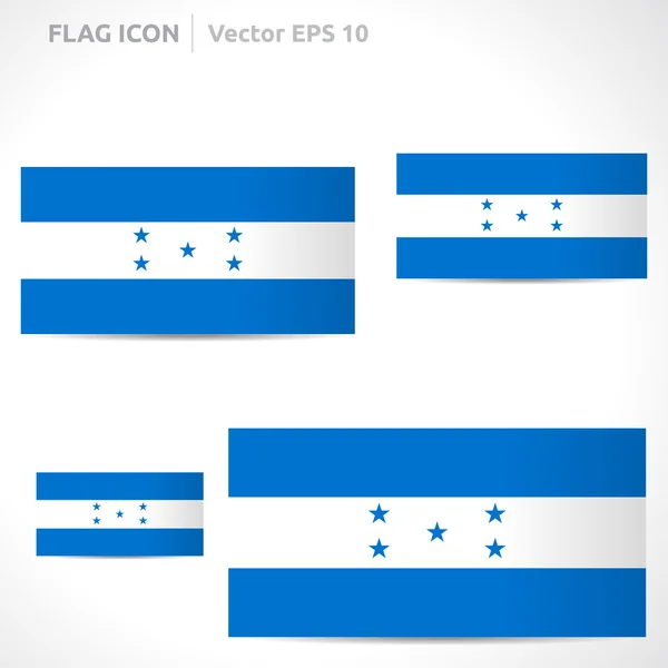 Plantilla bandera Honduras — Vector de stock