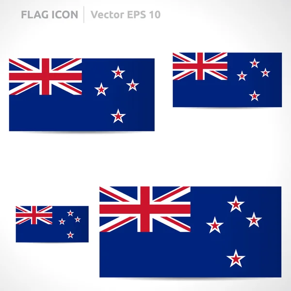 New Zealand flag template — Stock Vector