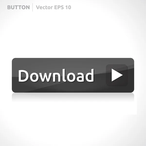 Modelo de botão de download — Vetor de Stock