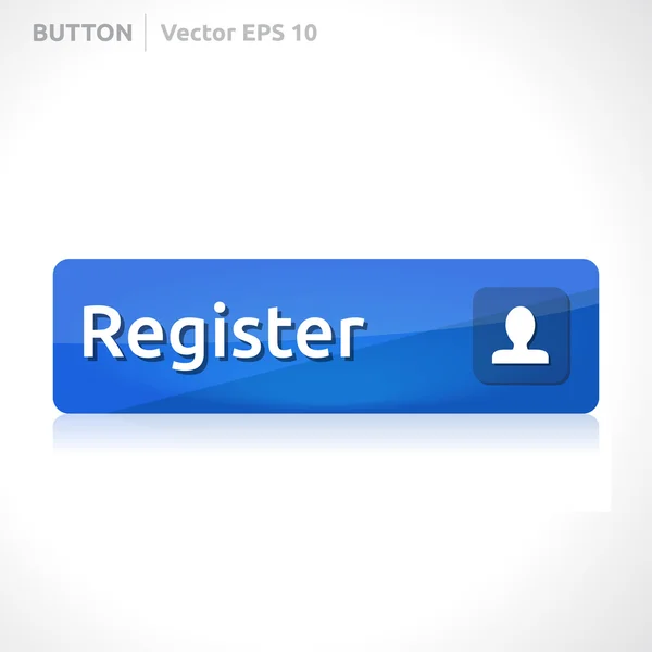 Register button template — Stock Vector