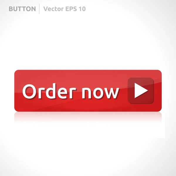 Ordem agora modelo de botão — Vetor de Stock
