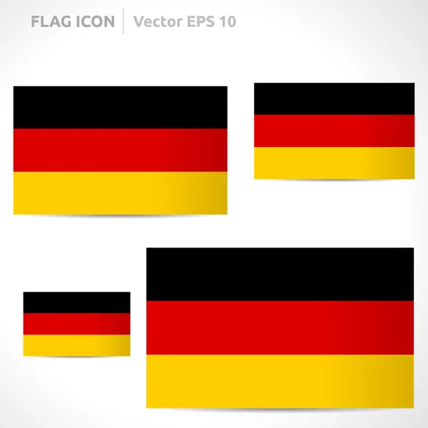 Niemcy flaga szablon Grafika Wektorowa