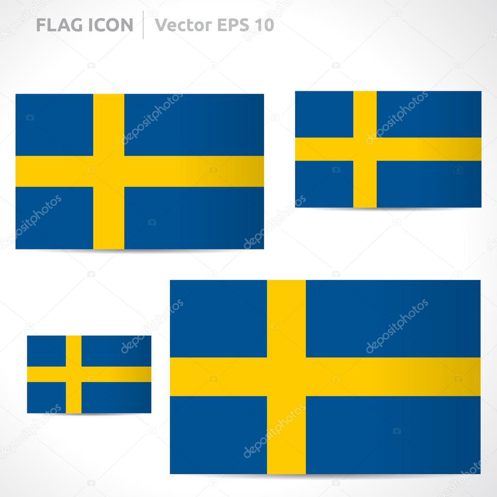 Sweden flag template
