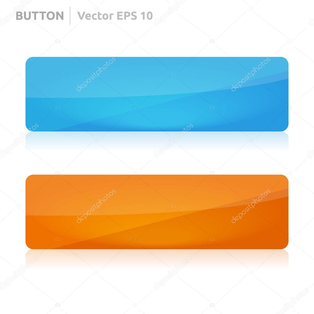 Button template web blue and orange