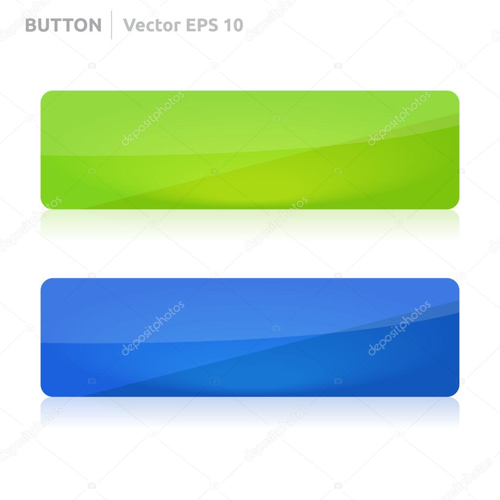 Button template web green and blue