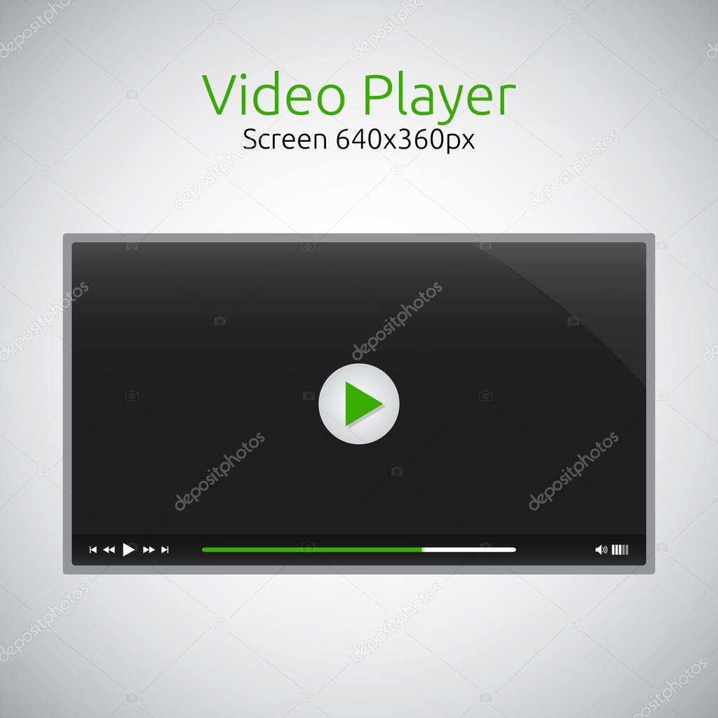Video player for website