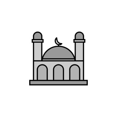 Cami çizgisi illüstrasyonu renkli simge. İşaretler ve semboller ağ, logo, mobil uygulama, UI, UX için kullanılabilir