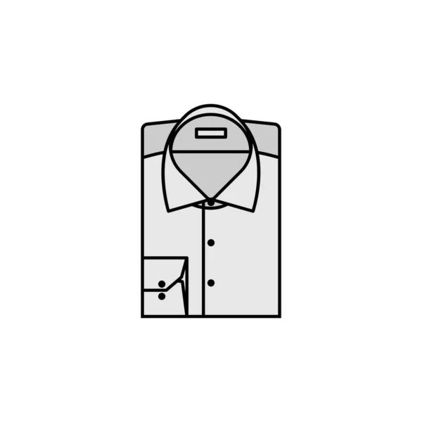 Shirt Lijn Pictogram Elementen Van Bruiloft Illustratie Pictogrammen Tekens Symbolen — Stockvector