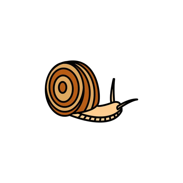 Mollusks Line Icon Signs Symbols Can Used Web Logo Mobile — Vettoriale Stock