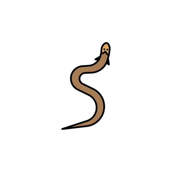 Eel Line Icon Signs Symbols Can Used Web Logo Mobile — Image vectorielle