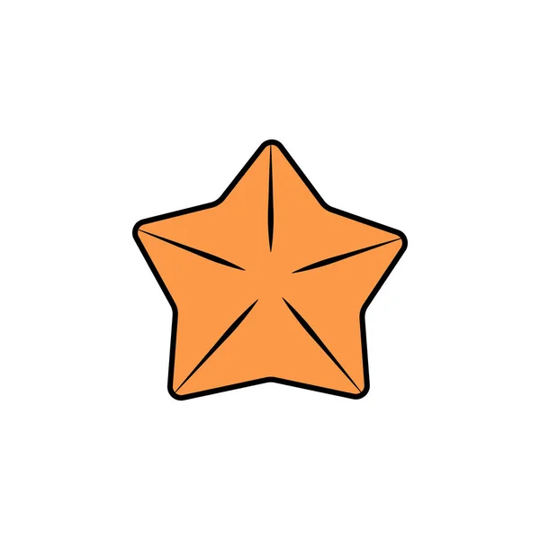 Starfish Line Icon Signs Symbols Can Used Web Logo Mobile —  Vetores de Stock