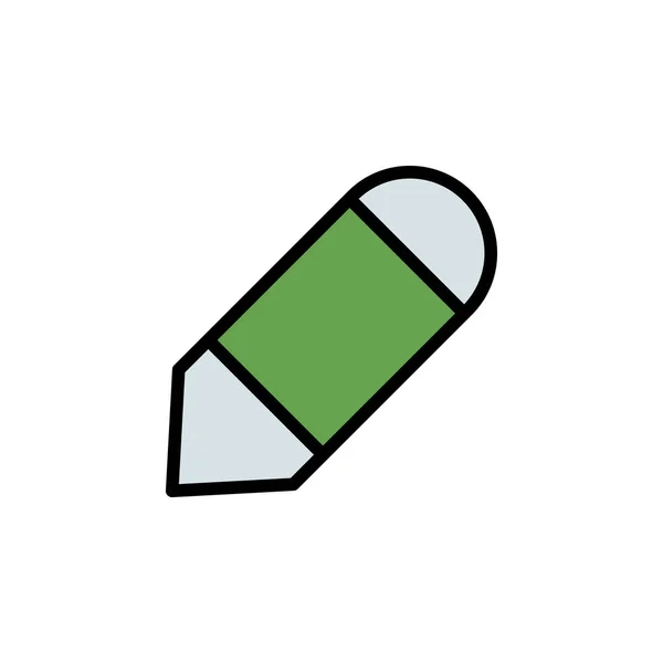 Pencil Tool Icon Can Used Web Logo Mobile App White — Vettoriale Stock