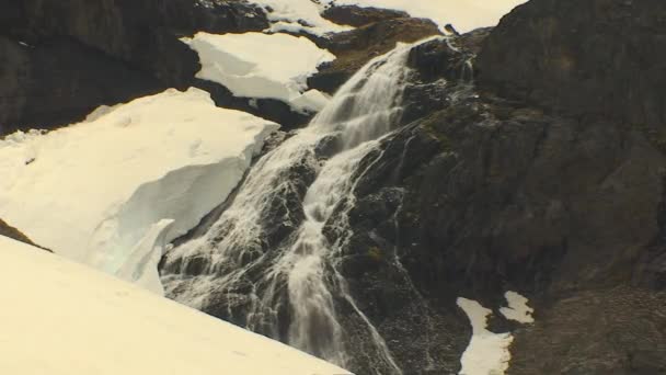 Vattenfall i Patagonien — Stockvideo