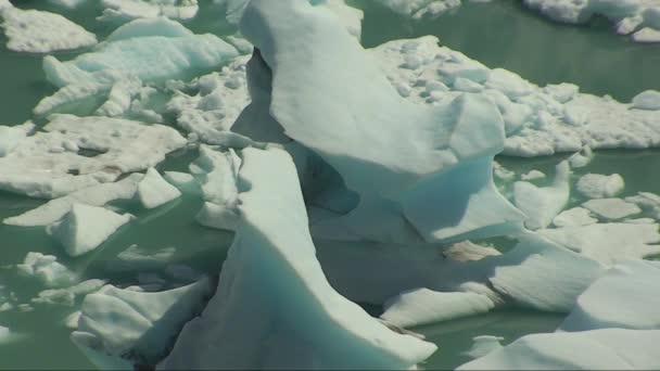 アルゼンチン、パタゴニアのペリトモレノ氷河の素晴らしい氷 — ストック動画