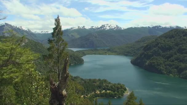 Patagonya güzel manzara — Stok video