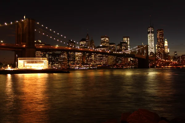 Nueva York Manhattan de noche Imagen De Stock