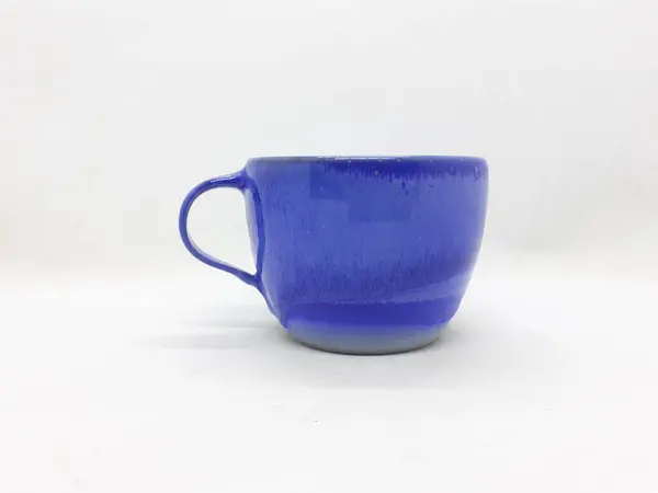 Серия Красочных Чашки Питья Чая Кофе Капельного Аппарата Сделать Капающий — стоковое фото