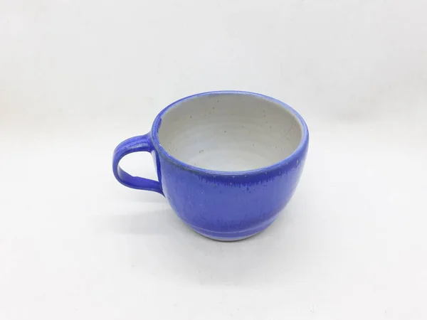 Серия Красочных Чашки Питья Чая Кофе Капельного Аппарата Сделать Капающий — стоковое фото