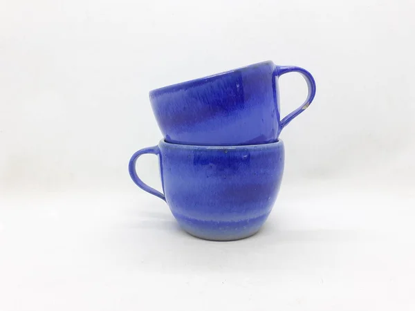 Egy Sor Színes Csésze Tea Kávé Csöpögtető Készülék Hogy Egy — Stock Fotó