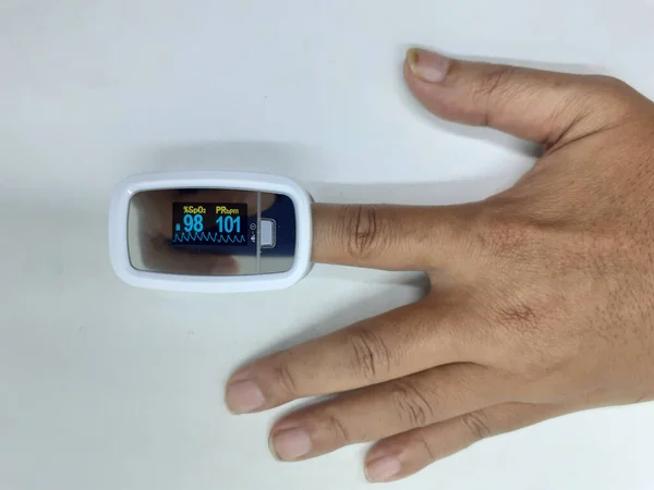 Oximeter Werkzeuge Zur Messung Von Sauerstoff Blut — Stockfoto